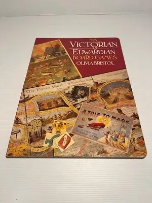 Six Victorian And Edwardian Board Games By Olivia Bristol (Board Book 1995) • $15.95