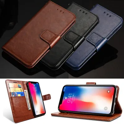 Leather Case Cover Protective For Xiaomi Mi Note 10 Lite 11 Pro Mi Civi 3 5G • £8.69
