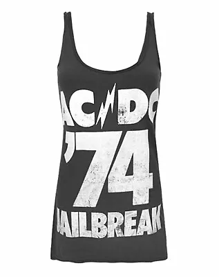 Amplified AC/DC Comics Jailbreak '74 Women's Vest Large • £19.99