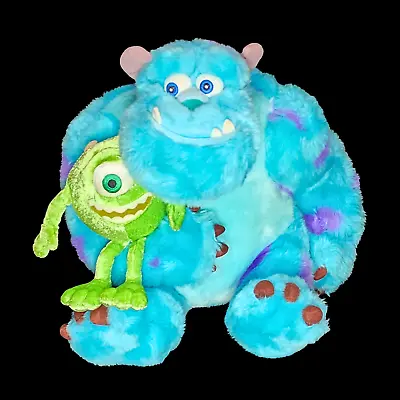 Walt Disney Store Monsters Inc. Sully And Mike Plush Stuffed Animal Pixar 12  • $25.95