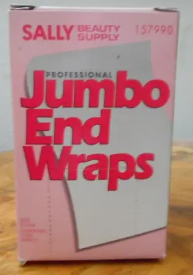 $4.49 • Buy Vintage Sally Professional Jumbo End Wraps 2 1/2x4 #157990
