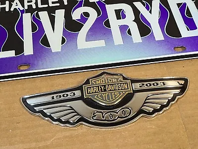 Harley Davidson 100th Anniversary Gas Tank Emblem • $65.99