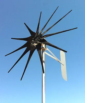 $399.99 • Buy Wind Turbine Generator 1450 Watt / 11 Blade LOW WIND 12 VOLT DC / Free Rectifier