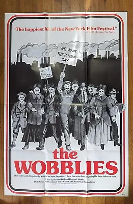 THE WOBBLIES Rare US Movie Poster Workers Rights Documentary Labor Union Poster • $79