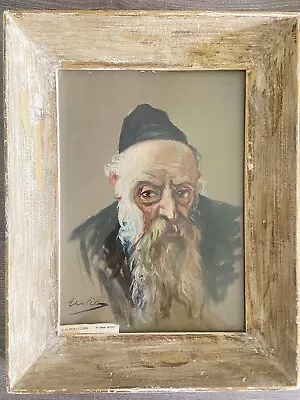 Ehrlic “JEWS FROM ALGIERS” Oil On Board Signed LL Newcomb-Macklin Co. Frame • $999.95