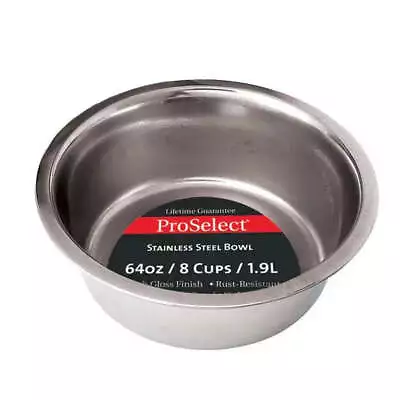 ProSelect Heavy Stainless Steel Dish Mirror Finish Dog Bowl • $9.19