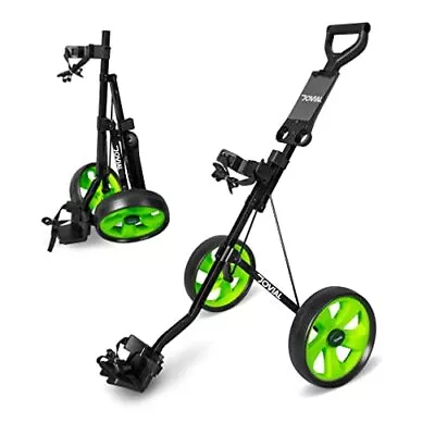 Unisex Adult Shape Handle Foldable 2 Wheel Golf Pull Cart Aluminum Pull Cart ... • $87.31