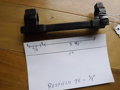 REDFIELD 3/4  JR Vertical Split  Sniper Style  Scope Rings &  Mount-marked 121 • $183