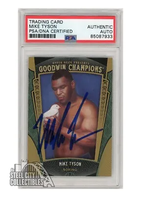 Mike Tyson 2015 Upper Deck Goodwin Champions Autograph Boxing Card #5 PSA/DNA • $161.95