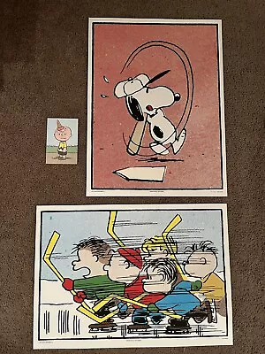 Peanuts Charles Schulz Snoopy Whiff Baseball & Hockey Prints & SHOWCARD! Mondo!! • $249.99