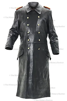 £319 • Buy WW2 German SENIOR Officer Leather Coat REPRO - Made To Your Sizes 