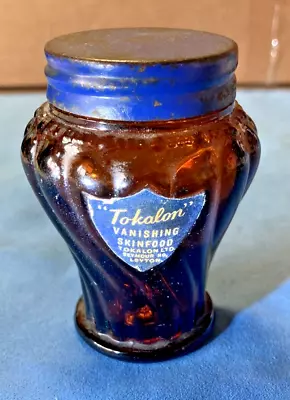 Empty Tokalon Jar  Vanishing Skinfood  Cream - 1920s ? • £4.99