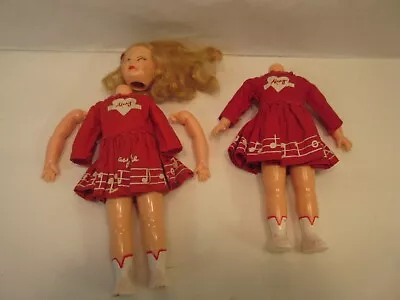 Vintage Ideal Mary Hartline 1950’s Lot Of Doll Parts 7  One Complete Set • $12.50