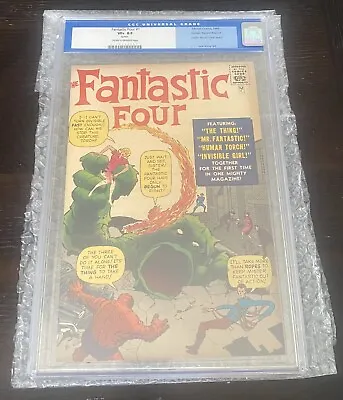 Fantastic Four #1 Golden Record Reprint - 1966 - CGC 8.5 VF+ • $1400