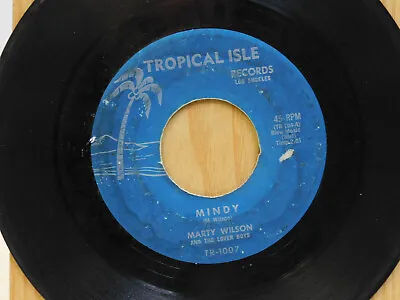 Marty Wilson Teen Doo Wop 45 Mindy Bw Carol Ann On Tropical Isle • $25