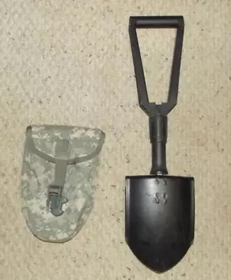 Usgi Gerber E-tool Entrenching Tool Shovel & Molle Ii Acu Carrier Pouch • $38.99