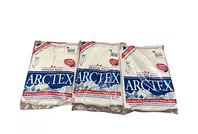 Lot 3 Vintage JE Morgan Arctex Men’s Fleeced Thermal Pants Drawers SZ S 30-32 • $59.99