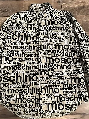 MOSCHINO Long  Sleeved Vintage Men's Shirt SIZE Medium - SUPER RARE! • $219.99