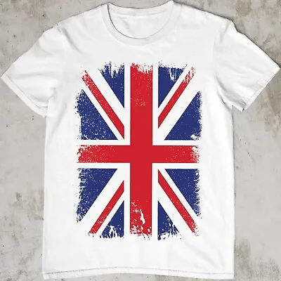 Kids Boys Girls Union Jack T-Shirt UK Flag Britain England United Kingdom • £8.95