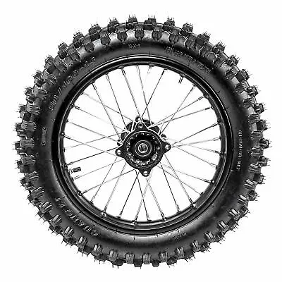 $119.69 • Buy Rear 90/100-14 Wheel Tire Rim Tube Pit Dirt Bike Combo CR85 YZ85 RM85 KX85 85SX 