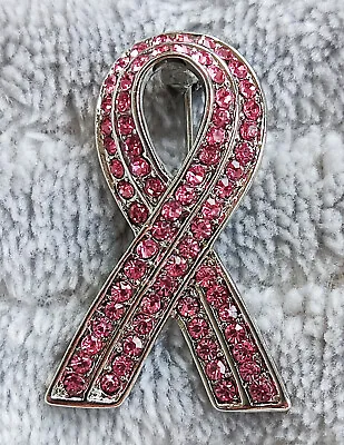 £3.99 • Buy Luxury Limited Pink Ribbon Pin Badge Brooch Breast Cancer Support
