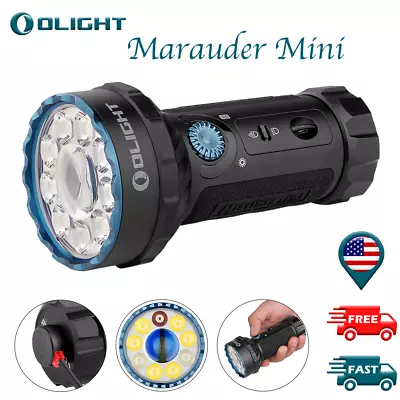 Olight Marauder Mini 7000 Lumens Rechargeable LED Flashlight With RGB Light • $199.99