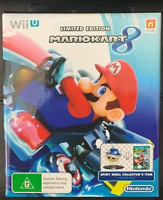 Mario Kart 8 Limited Edition W/ Blue Shell NEW IN BOX For Nintendo Wii U AUS PAL • $250