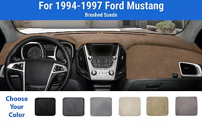 Dashboard Dash Mat Cover For 1994-1997 Ford Mustang (Brushed Suede) • $66.95