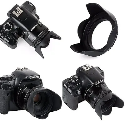 Pro Hard Lens Hood For Fujifilm X-A2 XA2 X-E1 XE1 X-E2 XE2 X-T1 X-T10 • $6.93