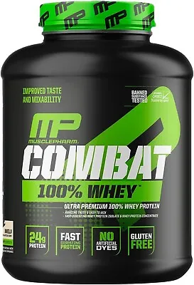 MusclePharm Combat 100% Whey Protein Powder - 5 Lb 70 Servings Banana Milk • $84.99