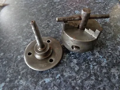 Cushman Self Centering 3 Jaw 3  Lathe Chuck & Key Made In USA & Taper Mount • £45