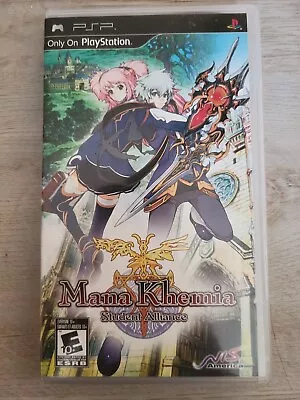 Mana Khemia: Student Alliance (Sony PSP 2009) Complete W/ Manual • $30.99