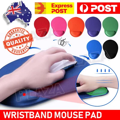 $4.95 • Buy Ergonomic Comfort Wrist Support Mouse Pad Mice Mat Computer PC Laptop Non Slip