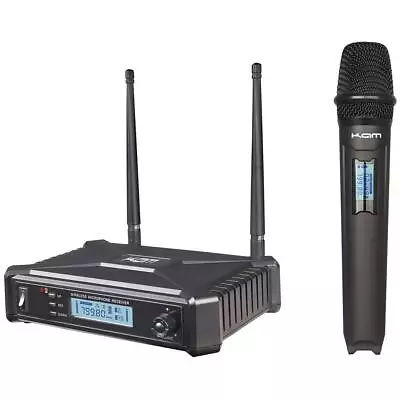 KAM UHF Multi Channel Handheld Wireless Single Microphone System Karaoke DJ • £79.99