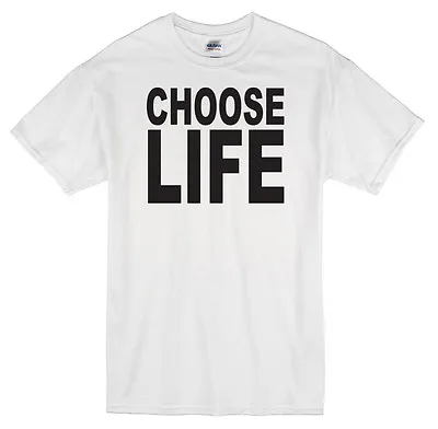 Choose Life T-Shirt White New George Michael Wham 80s • $25.99