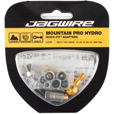 Jagwire Pro Disc Brake Hydraulic Hose Quick-Fit Adaptor For Hope Banjo • $29.50
