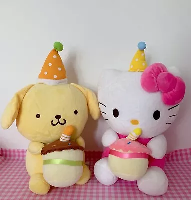 SANRIO Hello Kitty Pompompurin 30CM Cake Plush Toy Soft Toy • $39