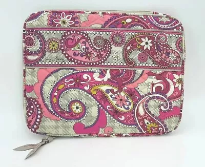 Vera Bradley PAISLEY MEETS PLAID E-reader Mini Tablet Sleeve Case Zip Close  • $15.29