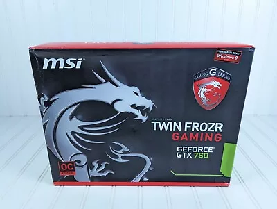 MSI Twin Frozr Gaming NVIDIA GeForce GTX 760 2GB GDDR5 OC Edition New In Box • $89.95
