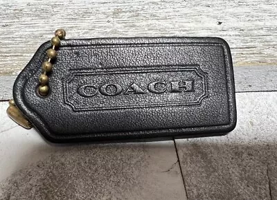 Early Vintage Coach Leather Replacement Fob Hangtag Charm • $35