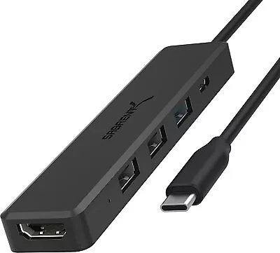 Sabrent Multi-Port USB Type-C Hub With 4k HDMI | Power Delivery (60 Watts) | 1 • £15.37