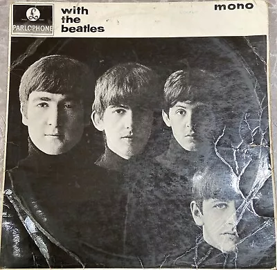 The Beatles - With The Beatles 1963 Parlophone Pmc 1206 Uk Vinyl 2nd Pressing • $18.82