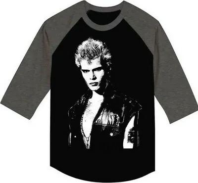 Pre-Sell Billy Idol Rock Music Licensed Raglan 3/4 Sleeve Shirt  • $28.75