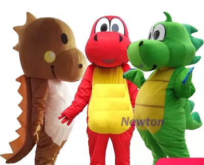 Adult Dinosaur Mascot Costume Suit Cartoon Cosplay Party Fancy Dress Outfit Toy • $135
