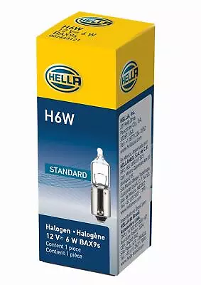 Hella H6W Bulb H6W 12V 6W Bax9S T2.75 • $7.28