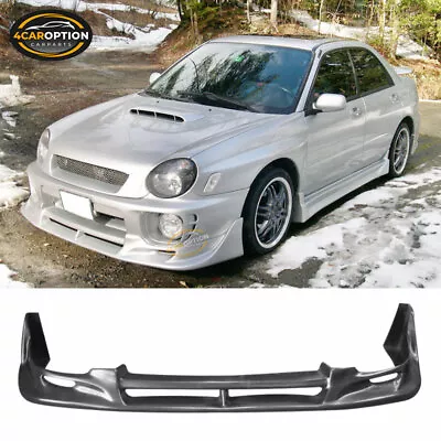 Fit 02-03 Subaru Impreza WRX STI CW Style Front Bumper Lip Unpainted PU • $199.99