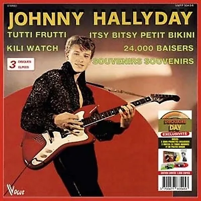 Johnny Hallyday Johnny Hallyday Vinyl 3 LP Box Set NEW/SEALED • $64.99