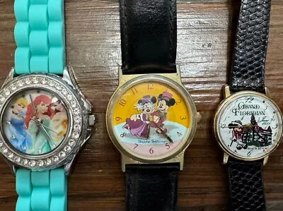 Lot Of Disney Watches. Vintage/modern. All Working Good. New Batteries. #R21 • $0.99