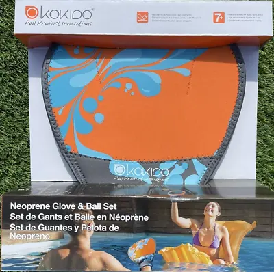 Neoprene Glove & Ball Catching Game Set K611 Orange • £17.99