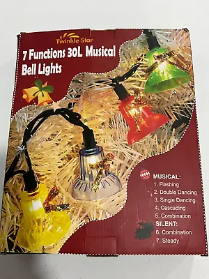 Twinkle Star 7 Functions 30L Musical Bell Lights Open Box • $23